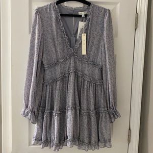 She+Sky Flower Crown long sleeve dress size large